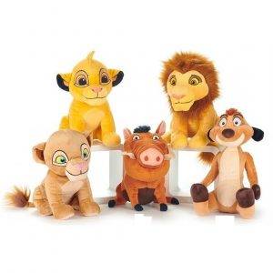 Peluche El Rey León 30 cm Disney - Simba, Nala, Mufasa, Timón y Pumba