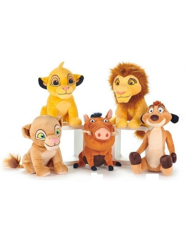 Peluche El Rey León 30 cm Disney - Simba, Nala, Mufasa, Timón y Pumba