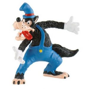 Figura Lobo Mau Disney - Colección Los Tres Cerditos de alta calidad