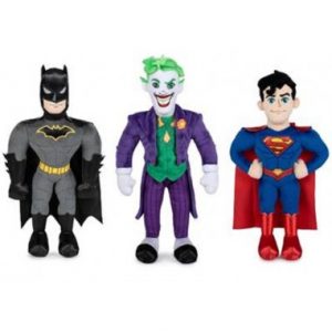 Peluche Joker, Batman y Superman 30 cm - Conjunto de peluches DC