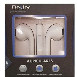 Auriculares con Cable Dexler - Conectividad de 3.5 mm y sonido claro