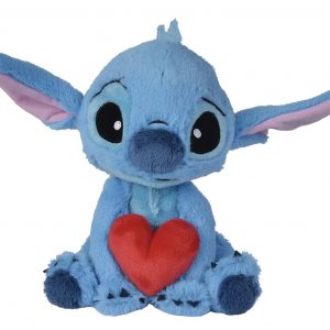 Peluche Stitch con corazón - 25 cm Disney Lilo & Stitch para San Valentín