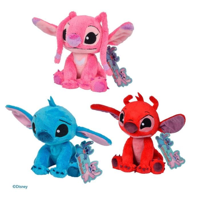 Peluche Stitch, Angel o Leroy 20 cm – Simba | Disney Oficial