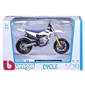 Bburago Husqvarna FS 450 Supermoto Motorbike 1:18