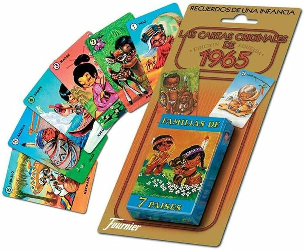 Fournier Familias 7 Países – Baraja de Cartas