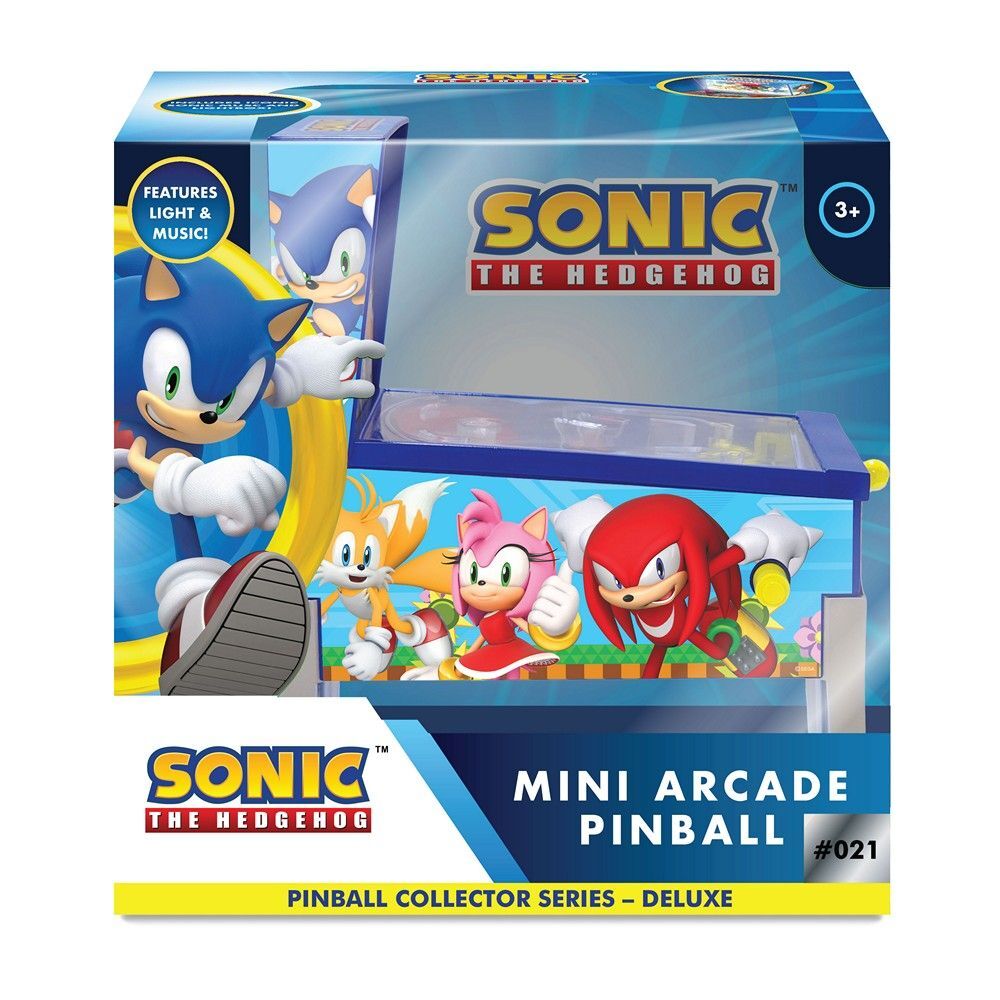SONIC Mini Pinball Arcade – Pinball Retro Compacto del Erizo Azul