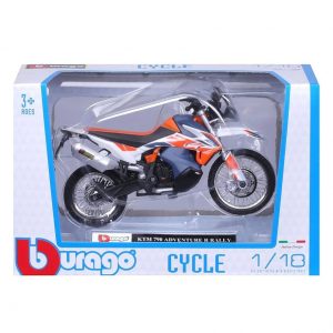 KTM 790 Adventure R Rally 1:18 – Moto en Miniatura Coleccionable