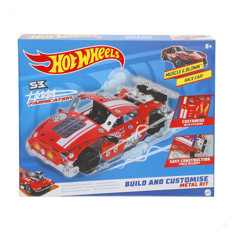 Hot Wheels Set de Montaje de Coches de Metal | Juguete Infantil - Imagen 2