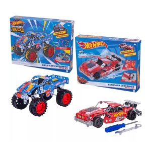 Hot Wheels Set de Montaje de Coches de Metal | Juguete Infantil