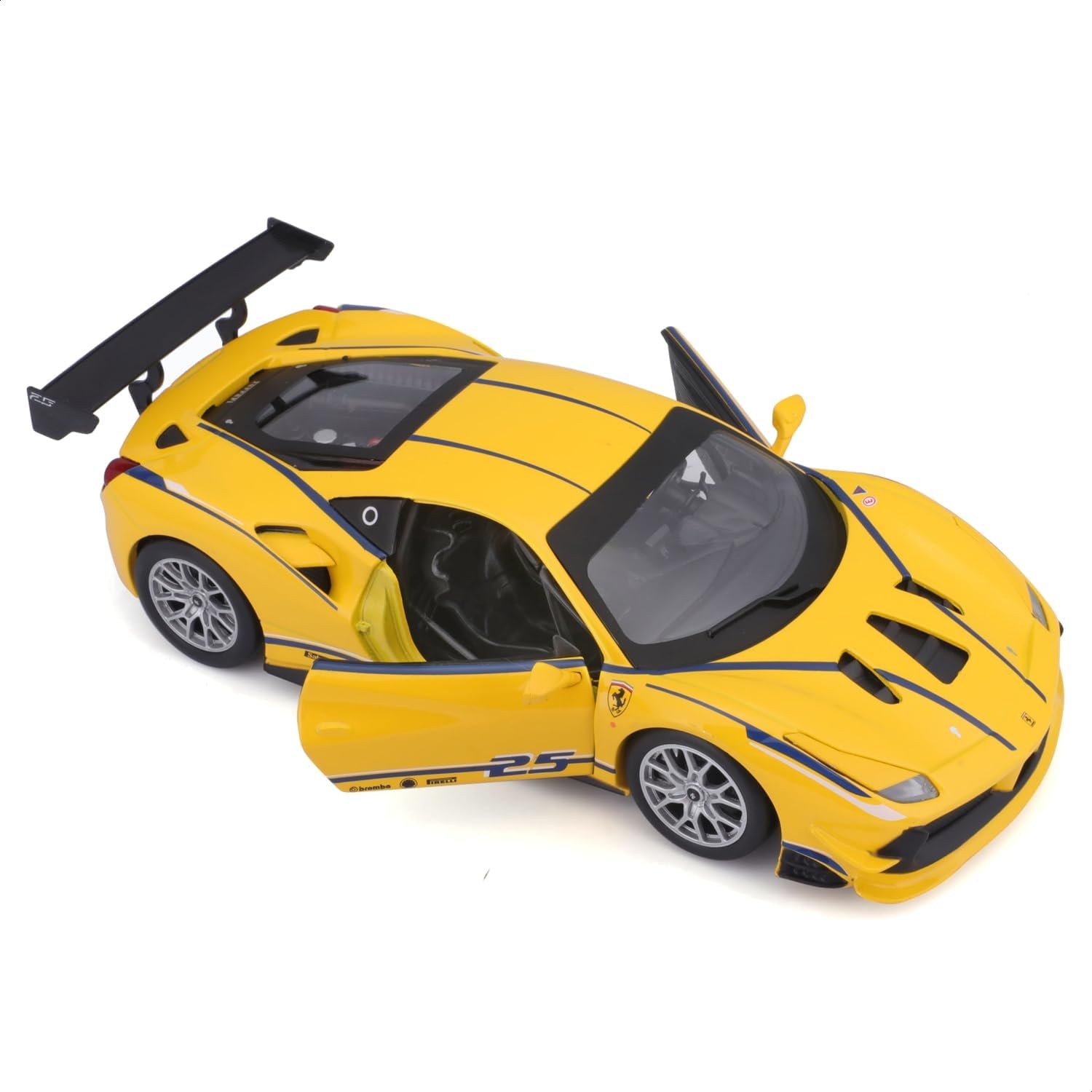 Bburago Ferrari 488 Challenge Racing Escala 1:24 | Coche Diecast Oficial Ferrari - Imagen 2