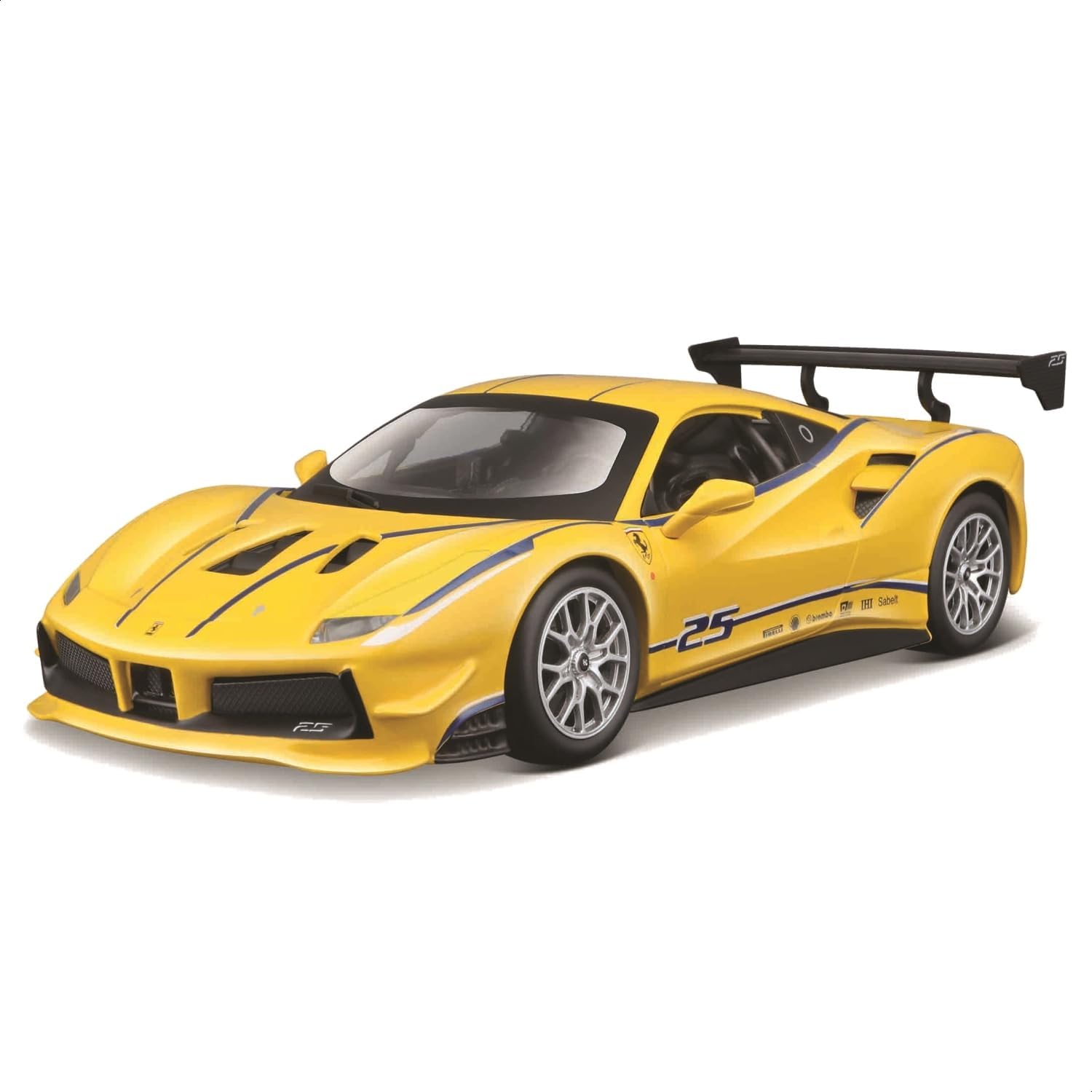 Bburago Ferrari 488 Challenge Racing Escala 1:24 | Coche Diecast Oficial Ferrari - Imagen 3