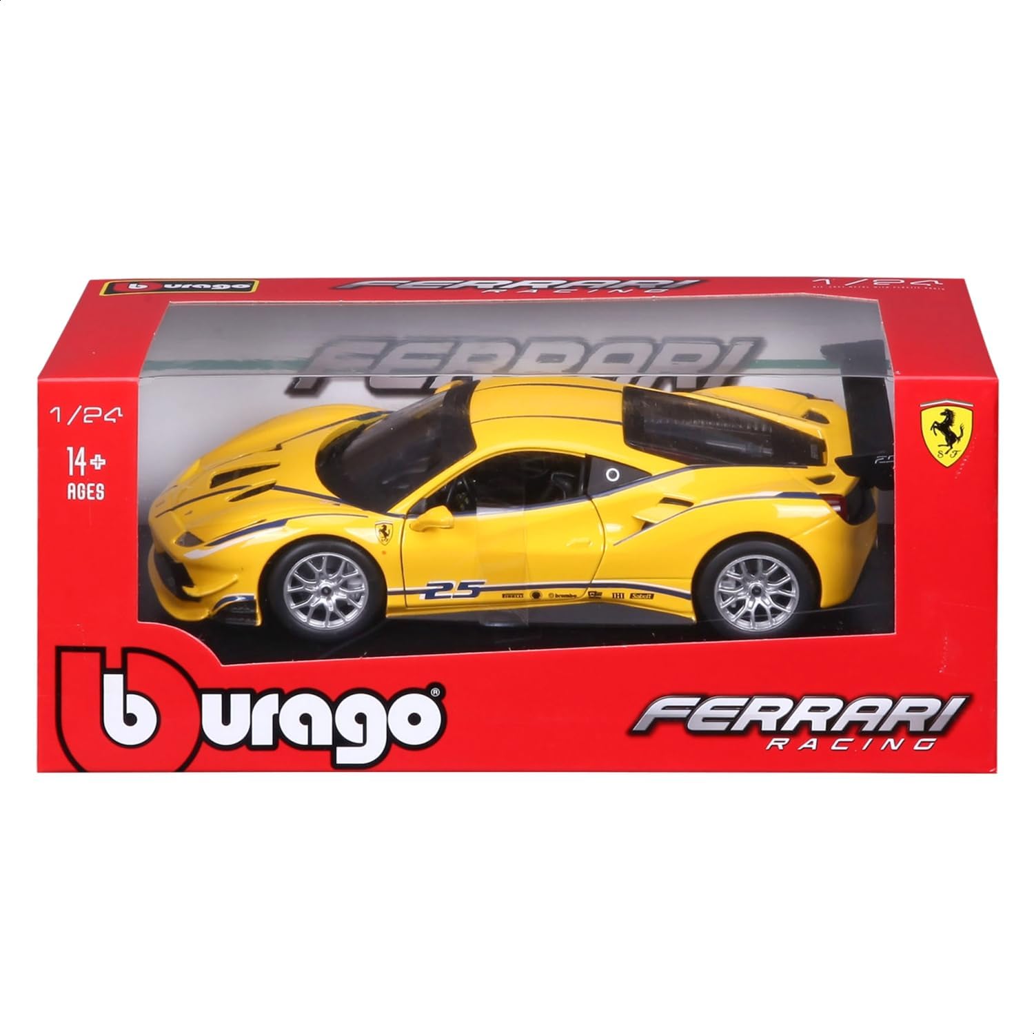 Bburago Ferrari 488 Challenge Racing Escala 1:24 | Coche Diecast Oficial Ferrari