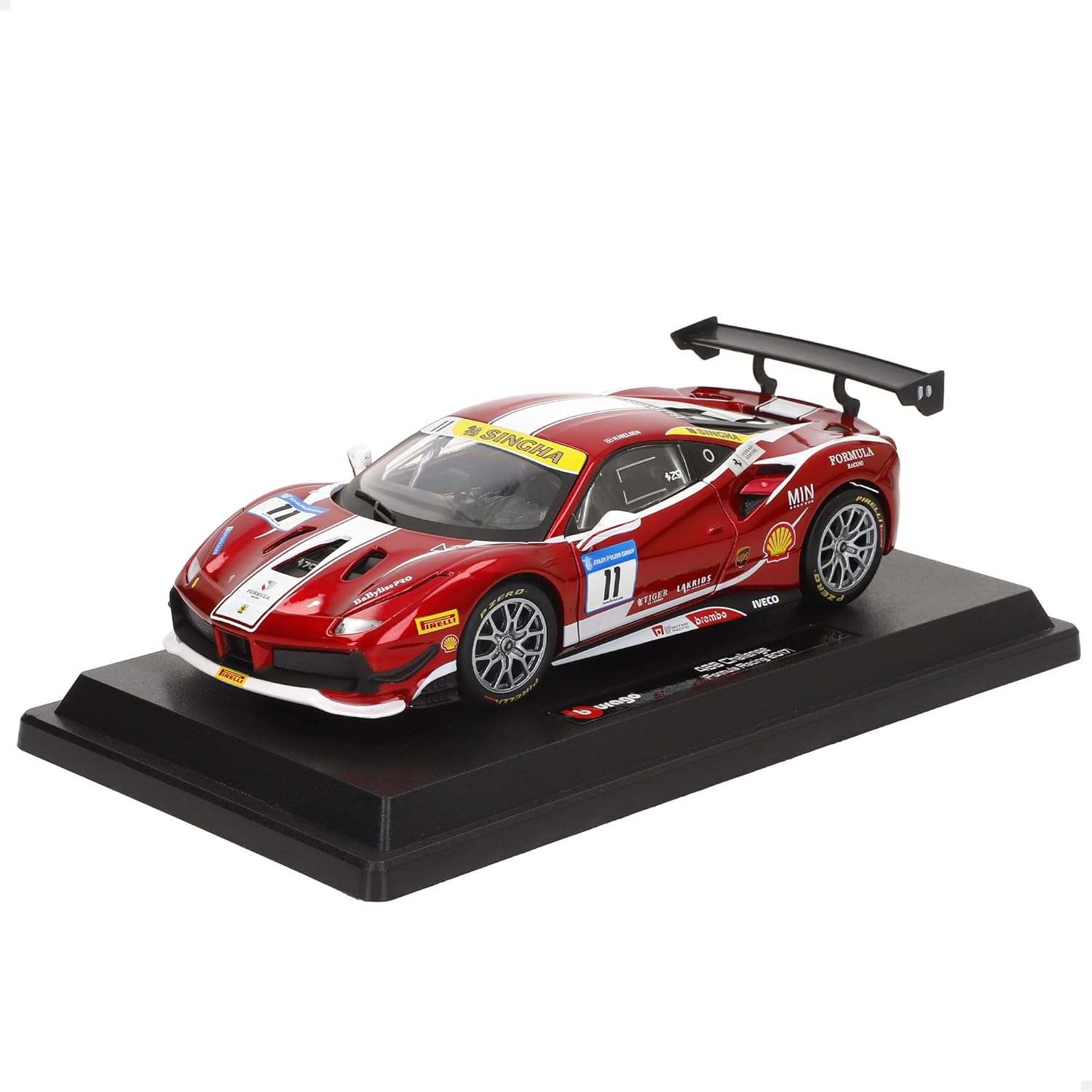 Bburago Ferrari 488 Challenge 2017 Escala 1:24 | Maqueta Racing Oficial Ferrari