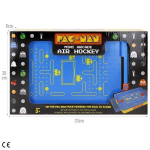 Mini Air Hockey de Mesa Pac-Man 36x19x8 cm