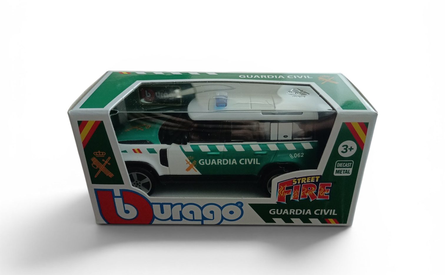 Coche Land Rover Defender Guardia Civil 1:43 Bburago