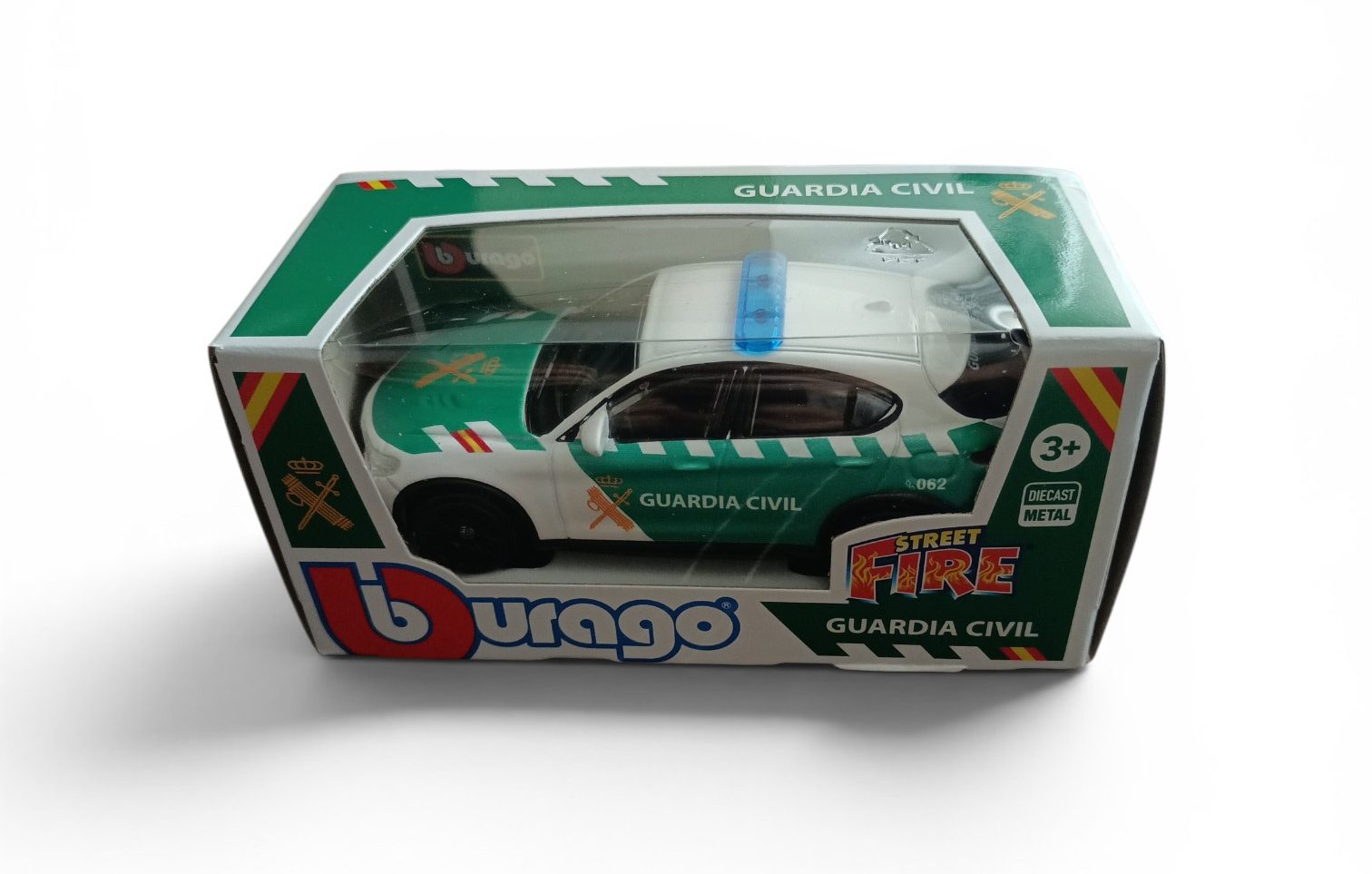 Coche Alfa Romeo Stelvio Guardia Civil 1:43 Bburago