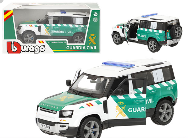 Land Rover Defender Guardia Civil 1:24 Bburago