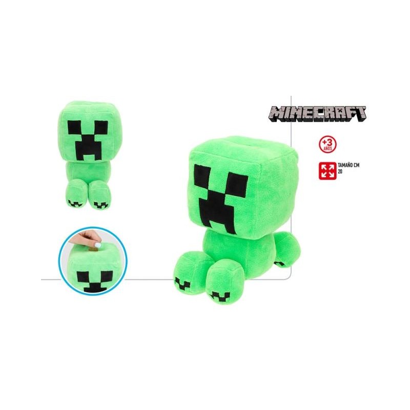 Hucha Peluche Minecraft 20 cm - Imagen 2